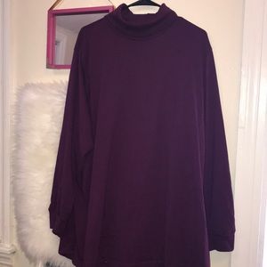 Fall Essential! 2x Burgundy Turtleneck Tunic